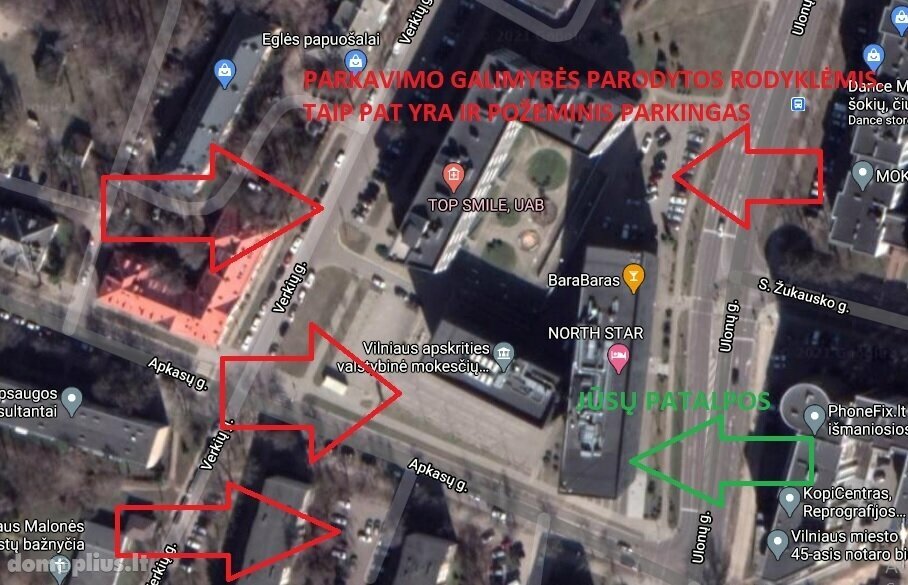 Biuro Patalpų nuoma Vilniuje, Žirmūnuose, Ulonų g.