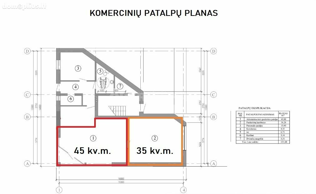 Parduodamos Biuro patalpos Panevėžyje, Pilėnuose, Margirio g.