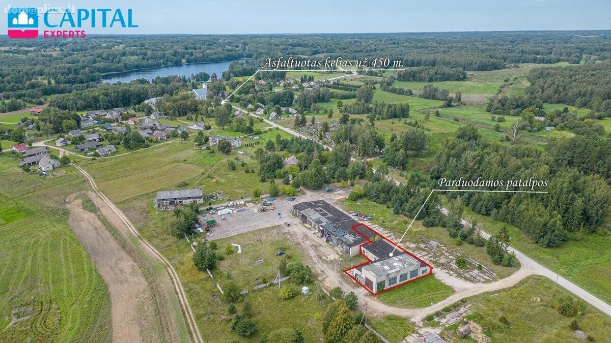 Parduodamos Gamybos ir sandėliavimo / Sandėliavimo / Kita patalpos Širvintų rajono sav., Kiaukliuose