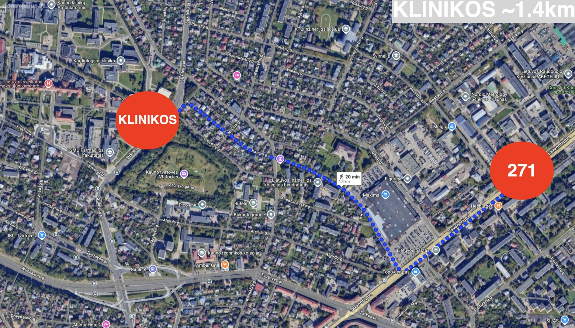 Parduodamos Biuro / Sandėliavimo / Turizmo ir rekreacijos patalpos Kaune, Žaliakalnyje, Savanorių pr.