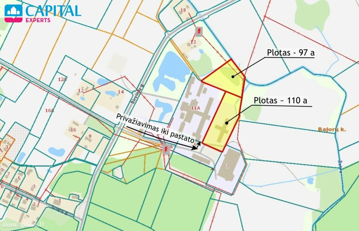 Продаётся Производственнoe и складскoe / Складскoe помещения Širvintų rajono sav., Motiejūnuose
