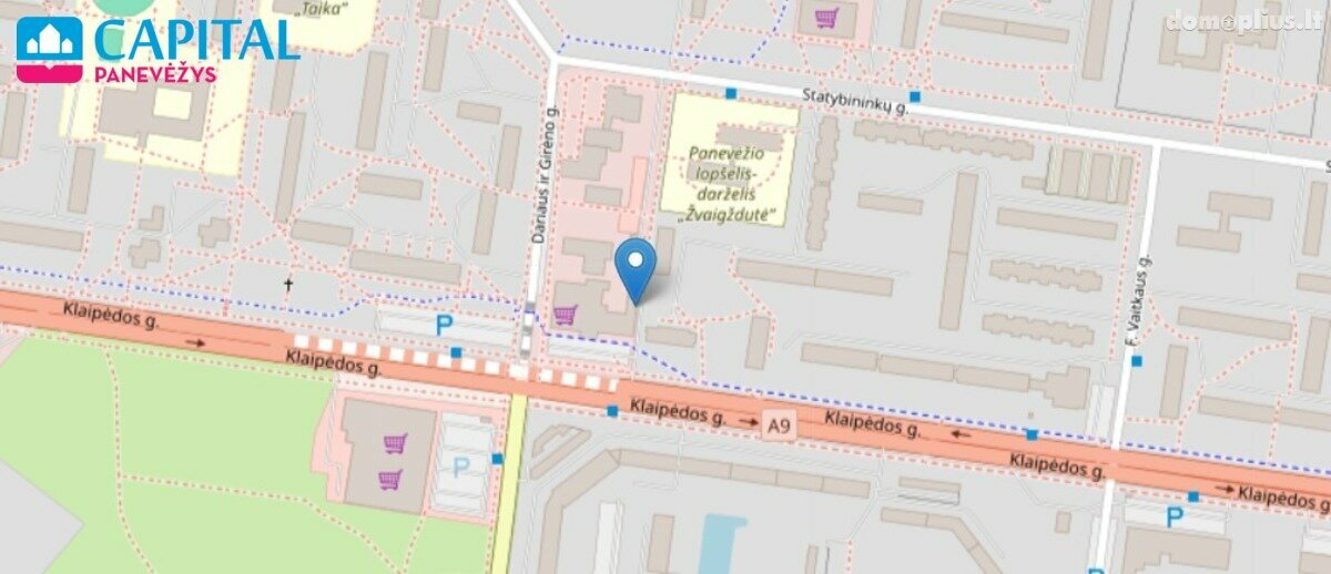 Prekybos ir paslaugų Patalpų nuoma Panevėžys, Panevėžyje, Klaipėdos g.
