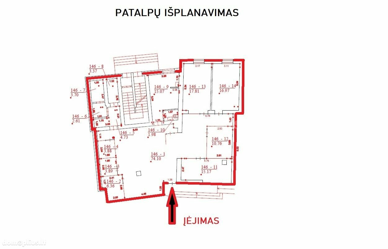 Prekybos ir paslaugų Patalpų nuoma Panevėžyje, Centre