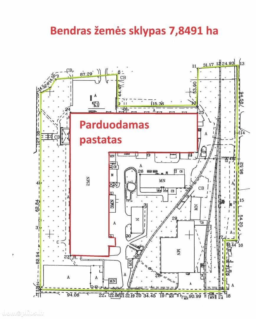 Parduodamos Gamybos ir sandėliavimo patalpos Panevėžyje, Centre, Tinklų g.