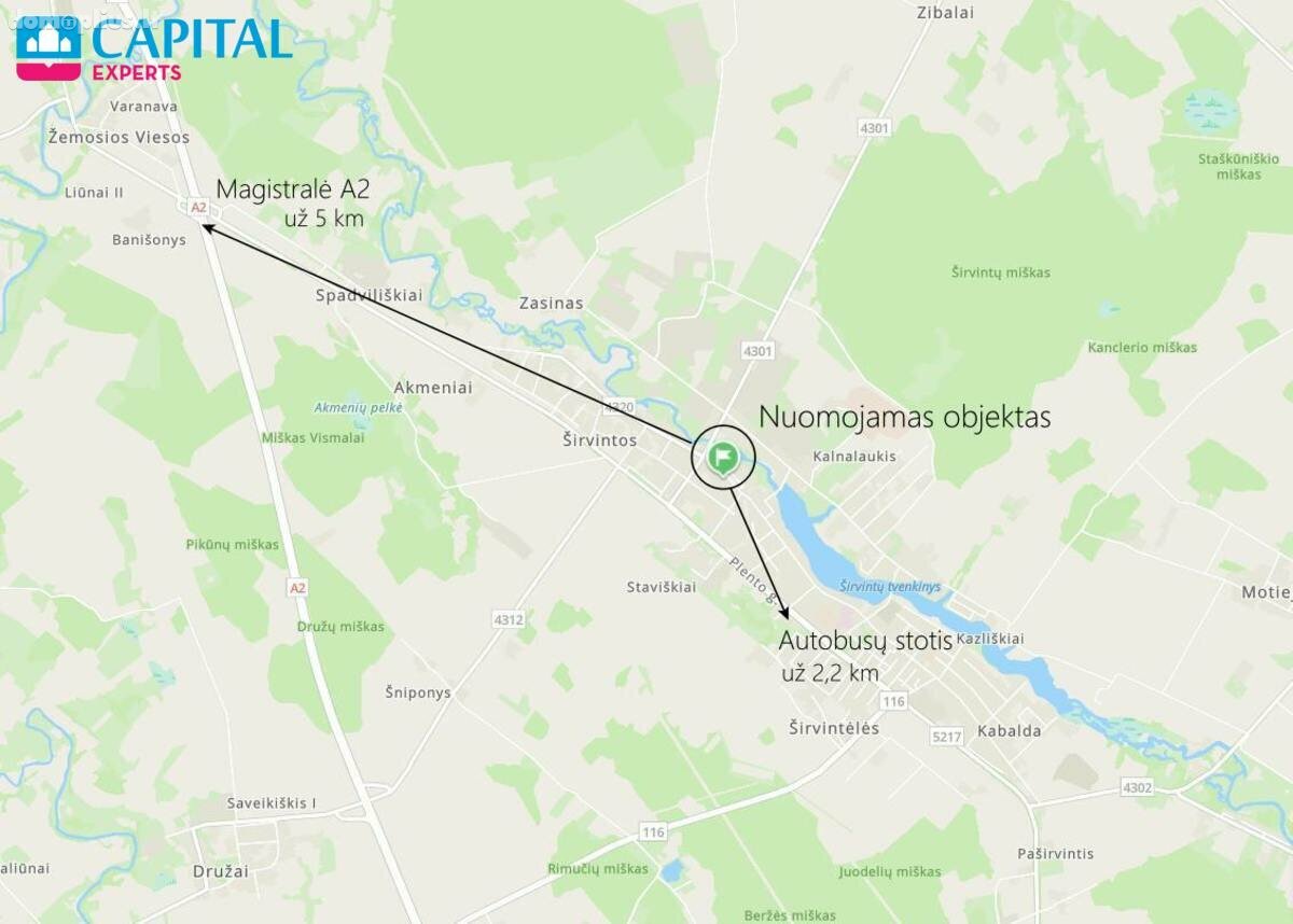 Prekybos ir paslaugų Patalpų nuoma Širvintų rajono sav., Širvintos, Nepriklausomybės a.
