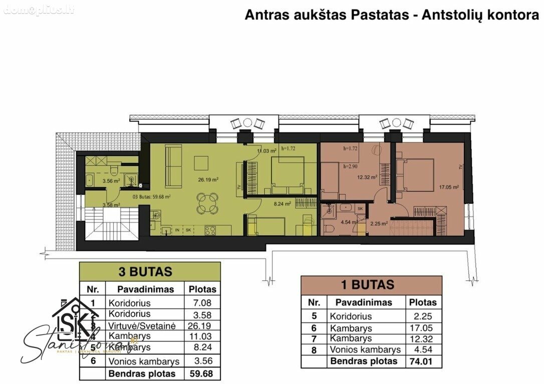 Parduodamos Biuro / Kita patalpos Šilutės rajono sav., Šilutėje, M. Jankaus g.