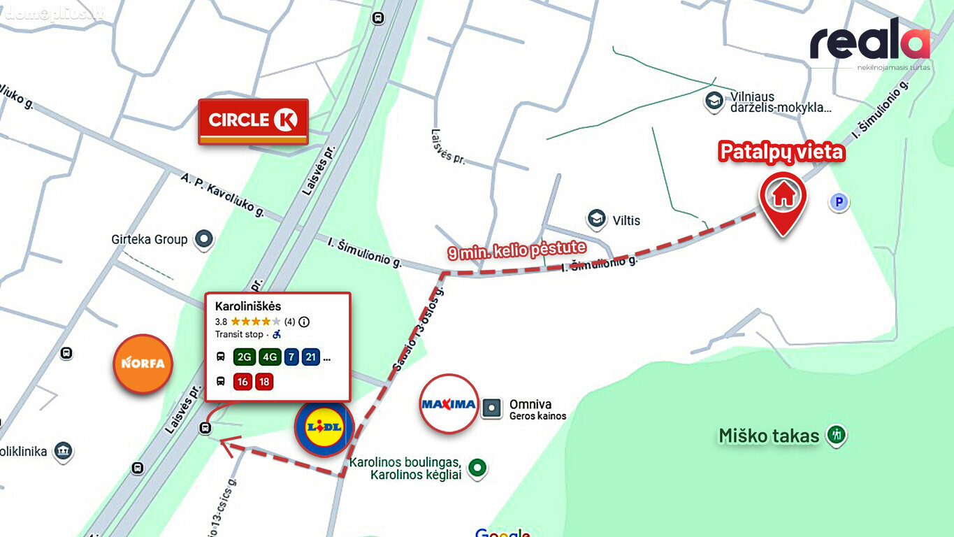 Biuro Patalpų nuoma Vilniuje, Karoliniškėse, Igno Šimulionio g.