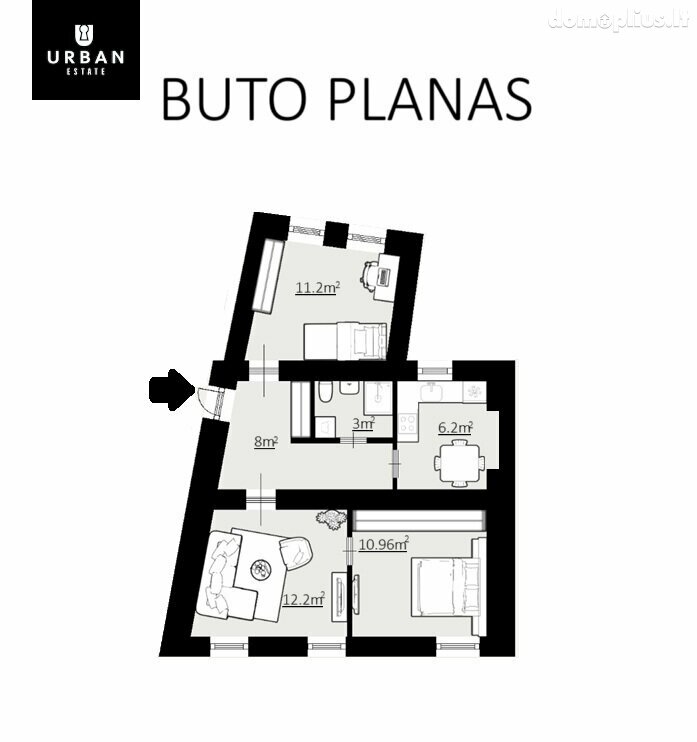 Parduodamos Biuro patalpos Vilniuje, Senamiestyje, Totorių g.