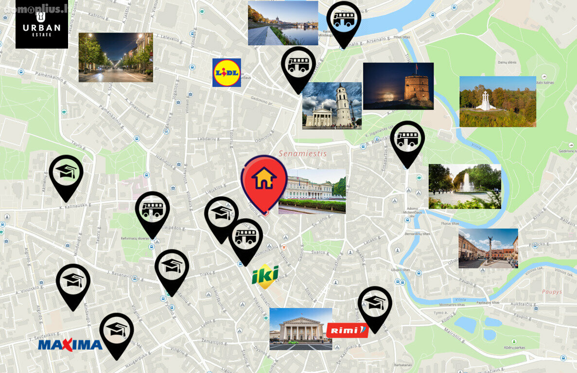 Parduodamos Biuro patalpos Vilniuje, Senamiestyje, Totorių g.