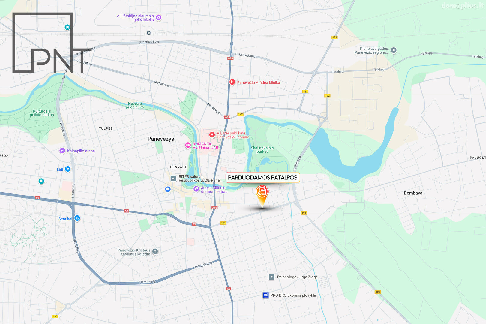Parduodamos Prekybos ir paslaugų patalpos Panevėžyje, Centre, Vilniaus g.