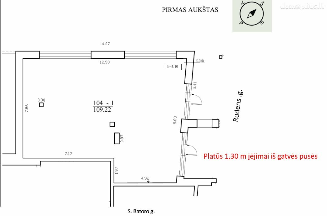 Biuro / Sandėliavimo / Gamybos ir sandėliavimo Patalpų nuoma Vilniuje, Rasos, Stepono Batoro g.