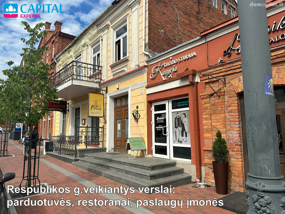 Продаётся Для бюро помещения Telšių rajono sav., Telšiuose, Respublikos g.