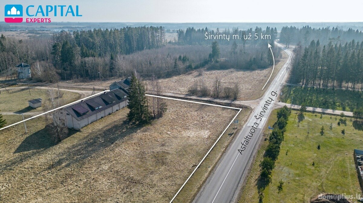 Продаётся Складскoe помещения Širvintų rajono sav., Motiejūnuose