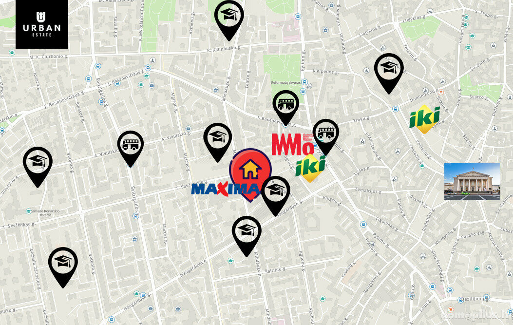  Patalpų nuoma Vilniuje, Naujamiestyje, Mindaugo g.