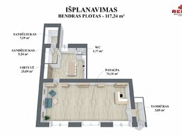 Prekybos ir paslaugų Patalpų nuoma Vilniuje, Šnipiškėse, Kalvarijų g.