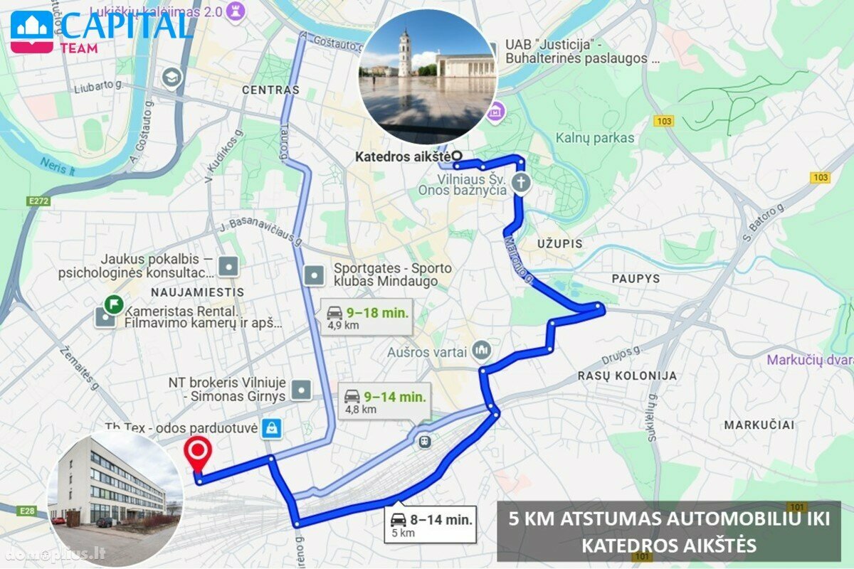 Parduodamos Biuro / Kita patalpos Vilniuje, Naujamiestyje, Panerių g.