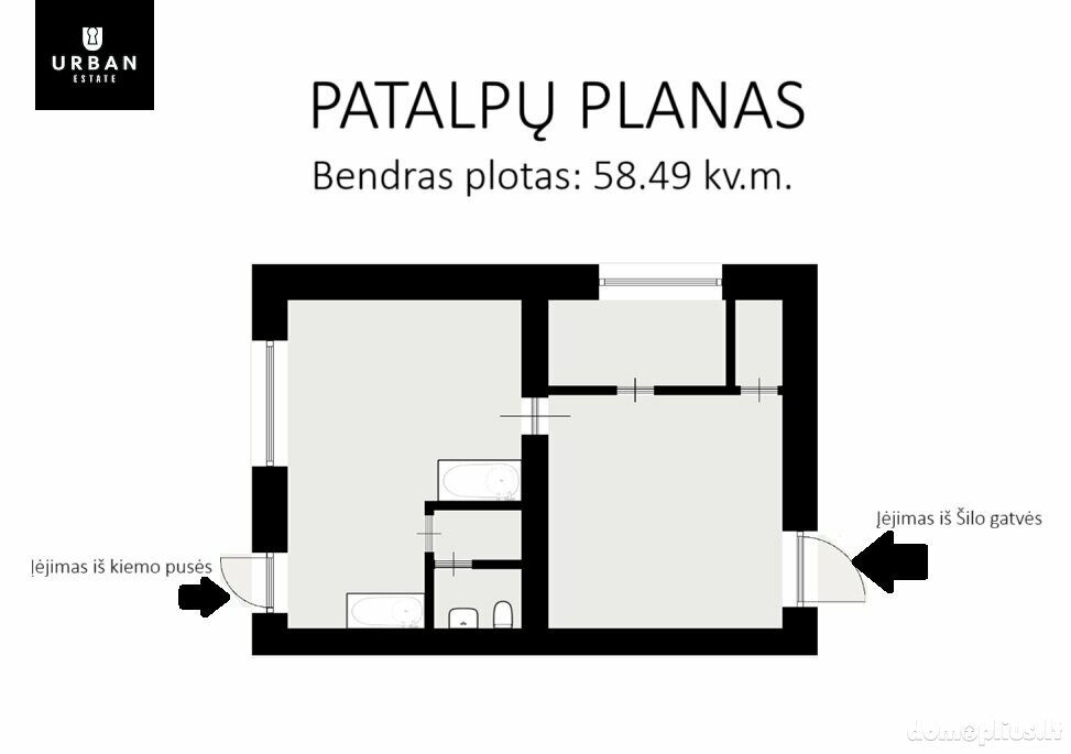 Parduodamos Prekybos ir paslaugų patalpos Vilniuje, Antakalnyje, Šilo g.