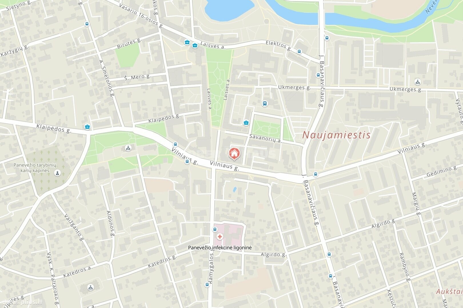 Parduodamos Prekybos ir paslaugų patalpos Panevėžyje, Centre, Vilniaus g.