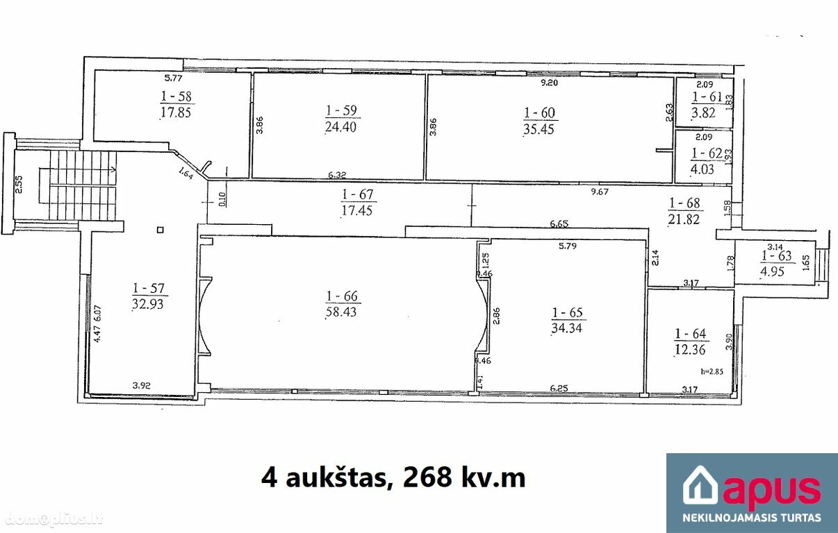 Biuro Patalpų nuoma Alytaus miesto sav., Alytuje, Santaikos g.