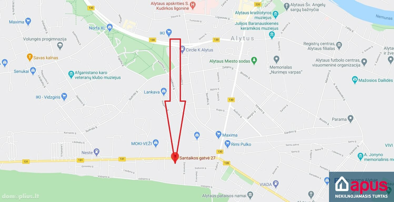 Biuro Patalpų nuoma Alytaus miesto sav., Alytuje, Santaikos g.