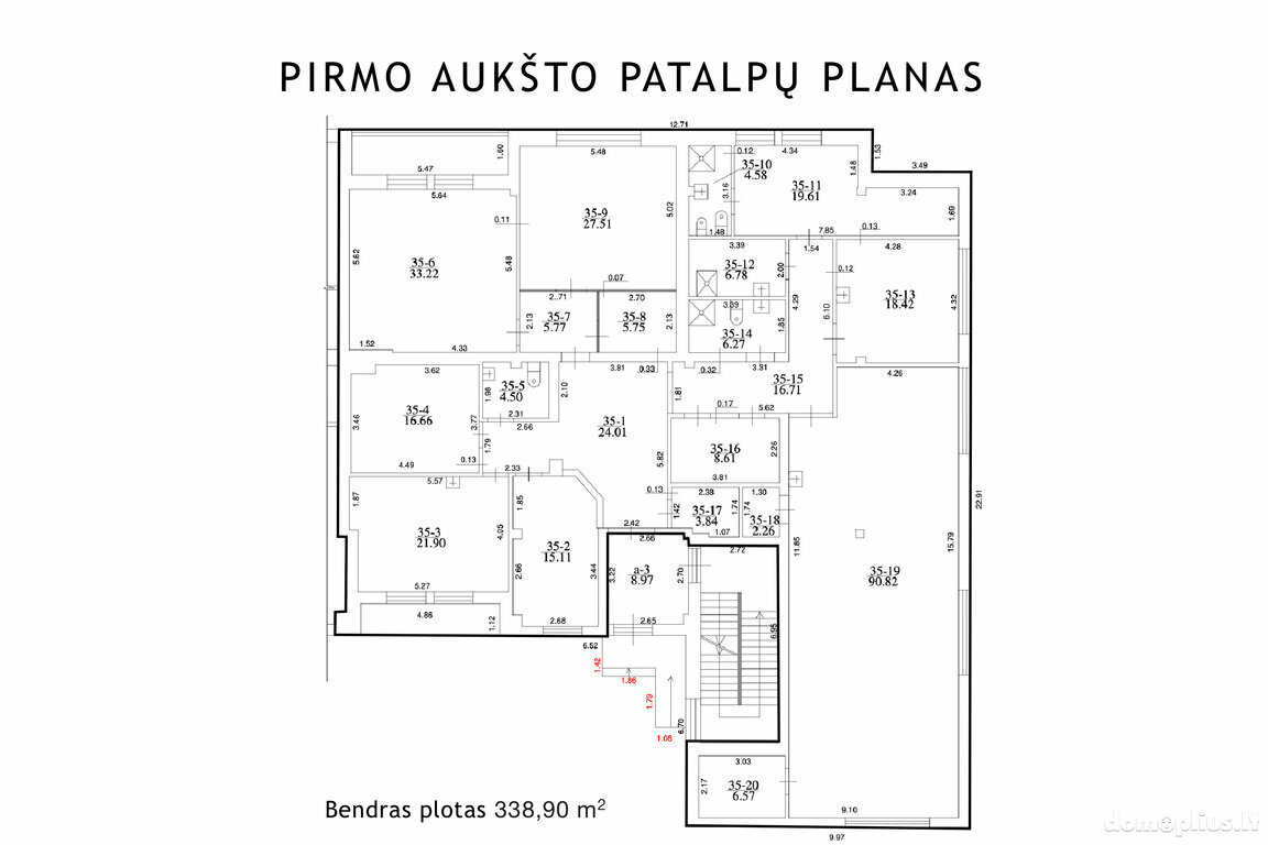 Parduodamos Biuro / Kita patalpos Trakų rajono sav., Trakuose, Vytauto g.
