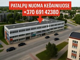 Biuro / Sandėliavimo / Maitinimo Patalpų nuoma Kėdainių rajono sav., Kėdainiuose, Žemaitės g.