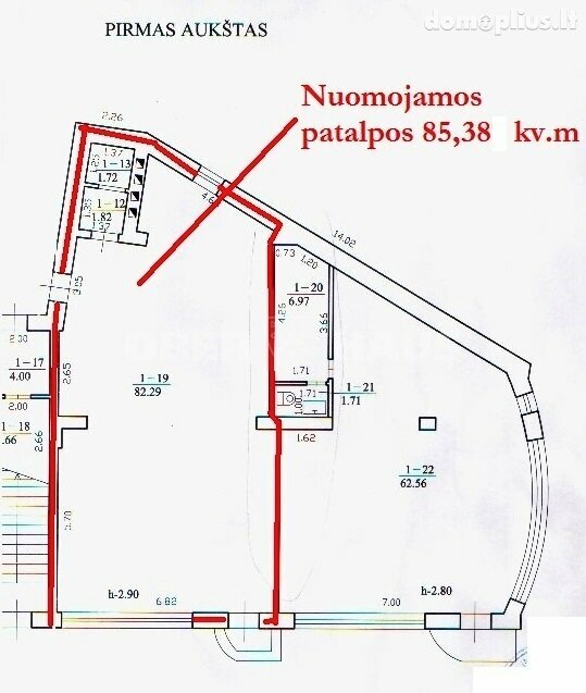 Commercial/service Premises for rent Panevėžyje, Centre, Vasario 16-osios g.