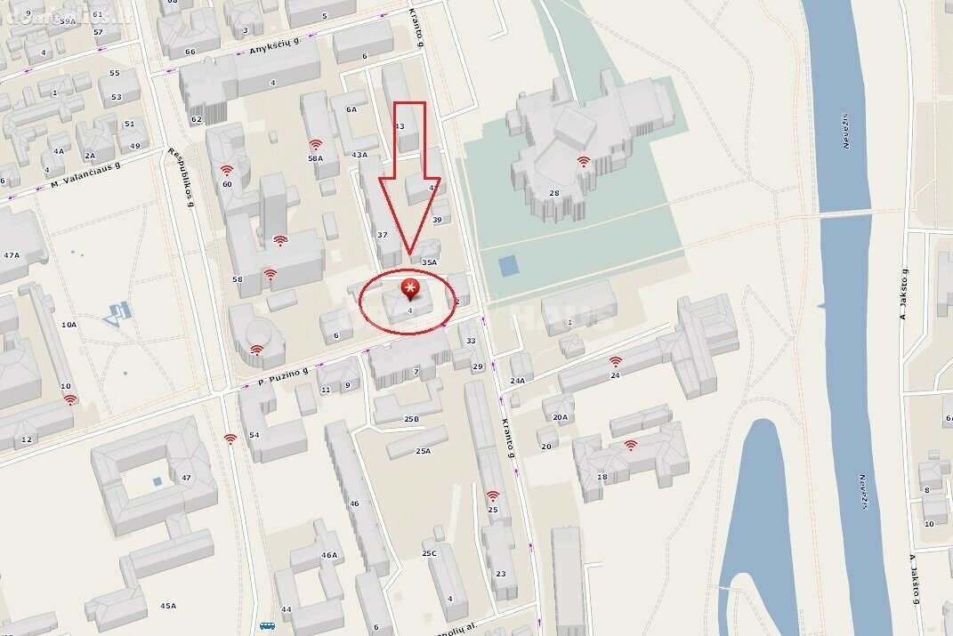 Parduodamos Prekybos ir paslaugų patalpos Panevėžyje, Centre, P. Puzino g.