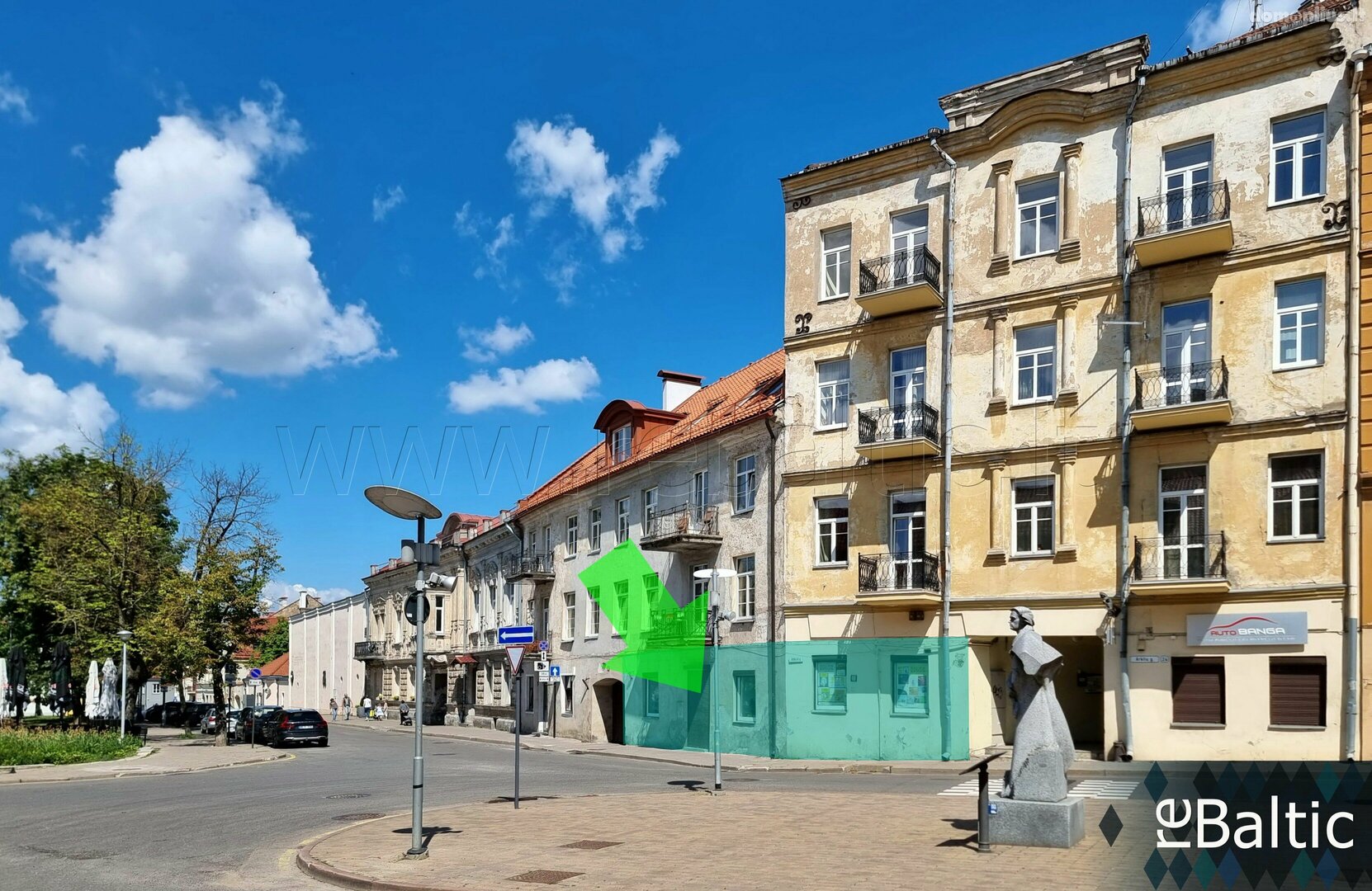 Продаётся Торговое/сервисное помещения Vilniuje, Senamiestyje, Arklių g.