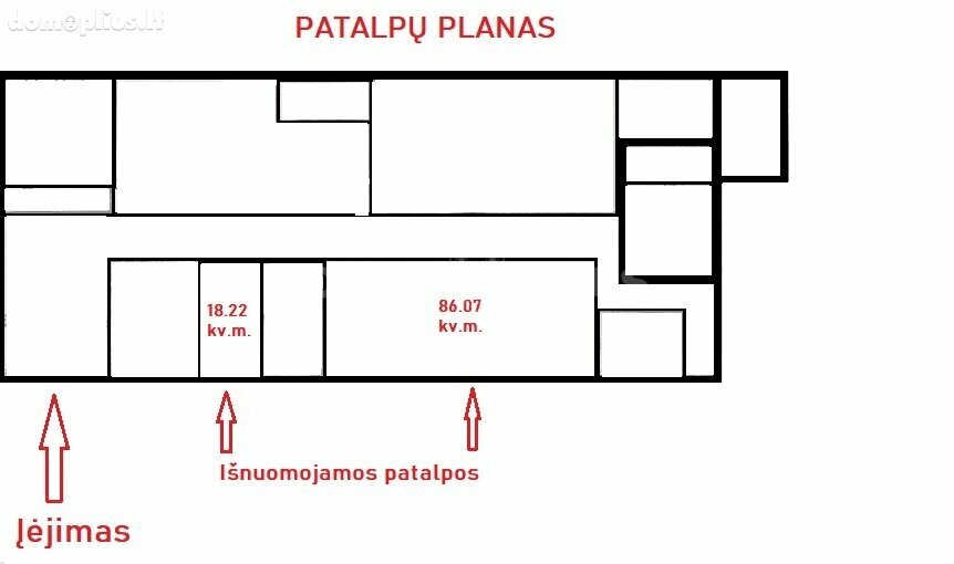Торговое/сервисное Помещения в аренду Panevėžyje, Rožėse, Smėlynės g.