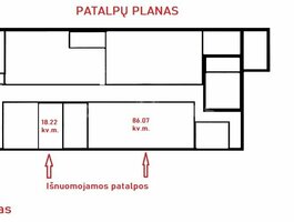 Торговое/сервисное Помещения в аренду Panevėžyje, Rožėse, Smėlynės g.