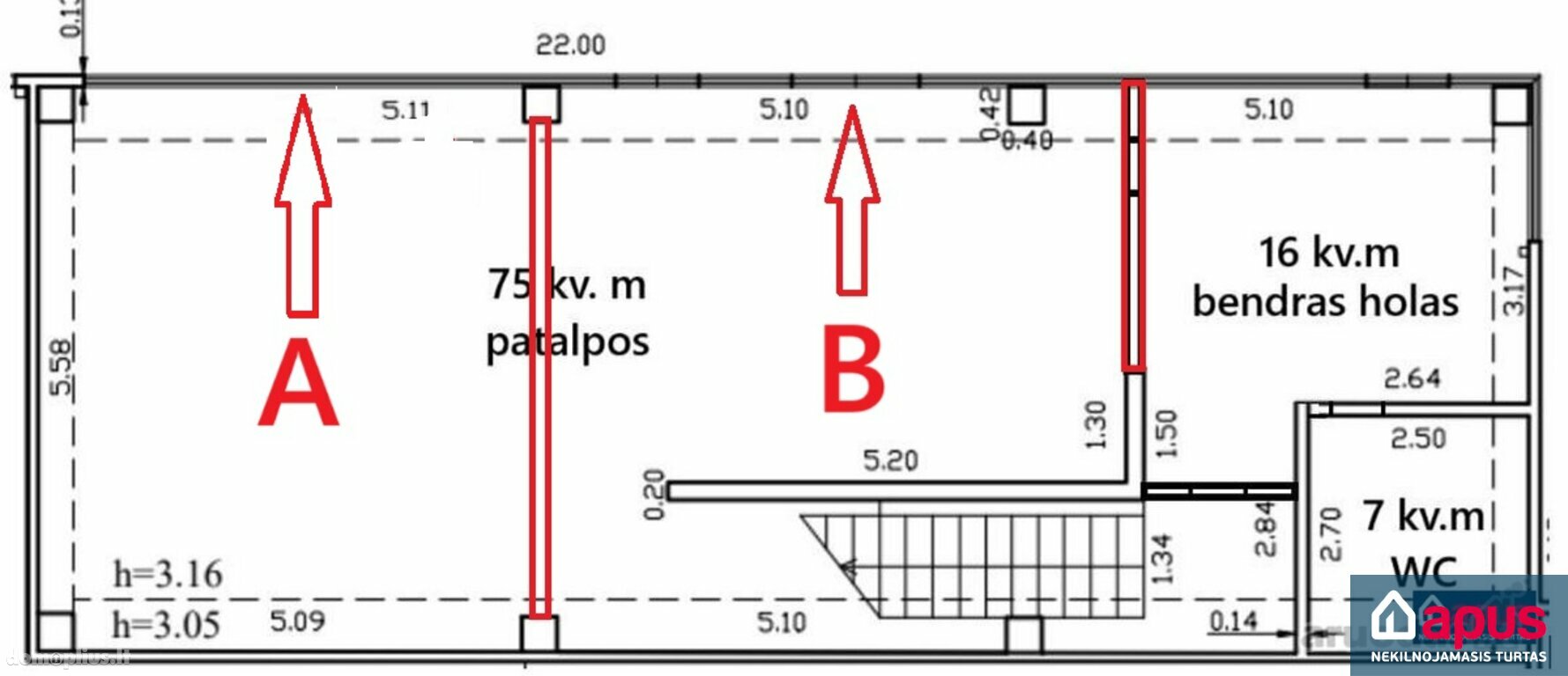 Kita Patalpų nuoma Vilniuje, Didžioji Riešė, Prašiškių g.