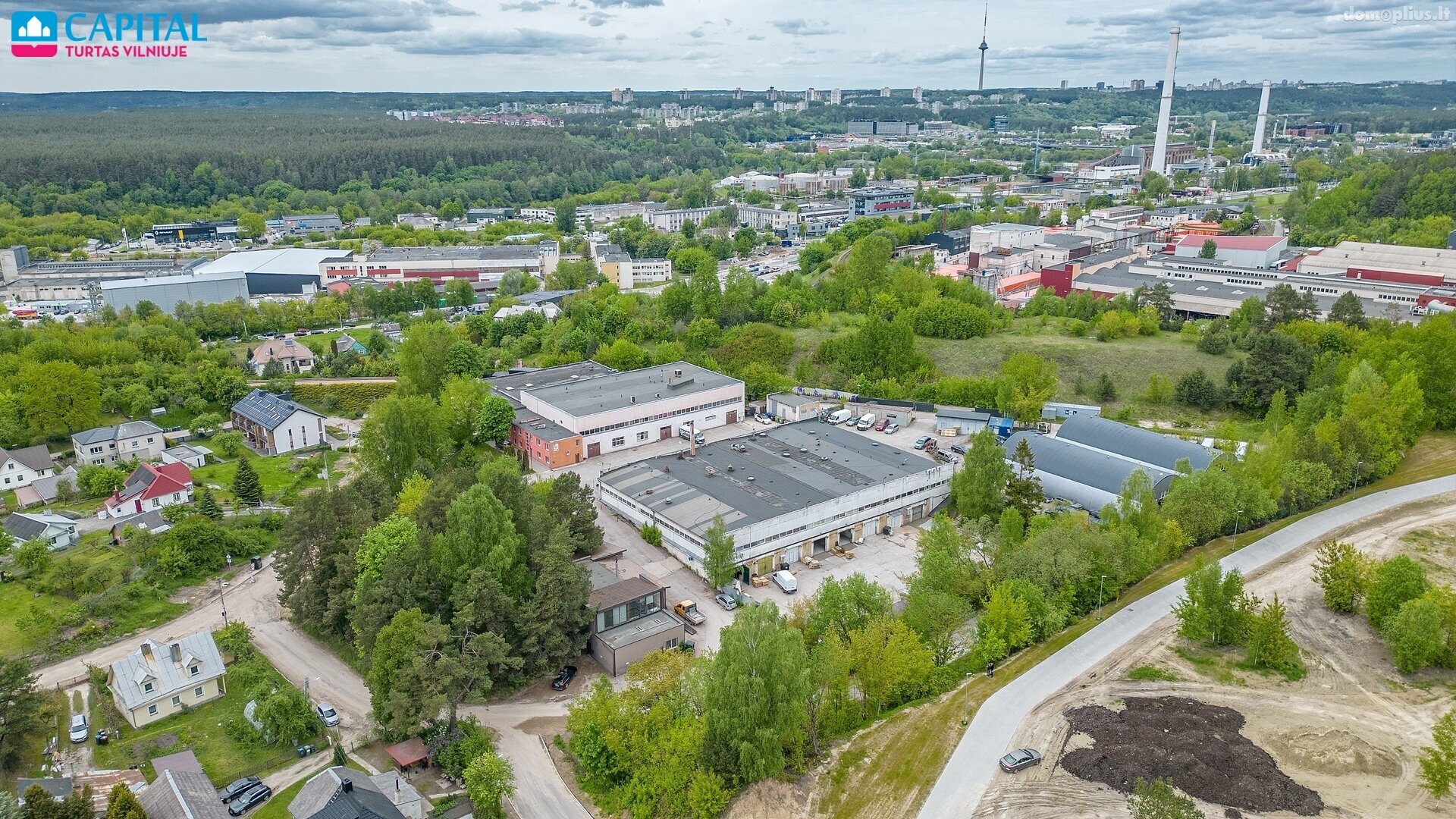 For sale Office / Manufacture and storage premises Vilniuje, Vilkpėdėje, Riovonių g.