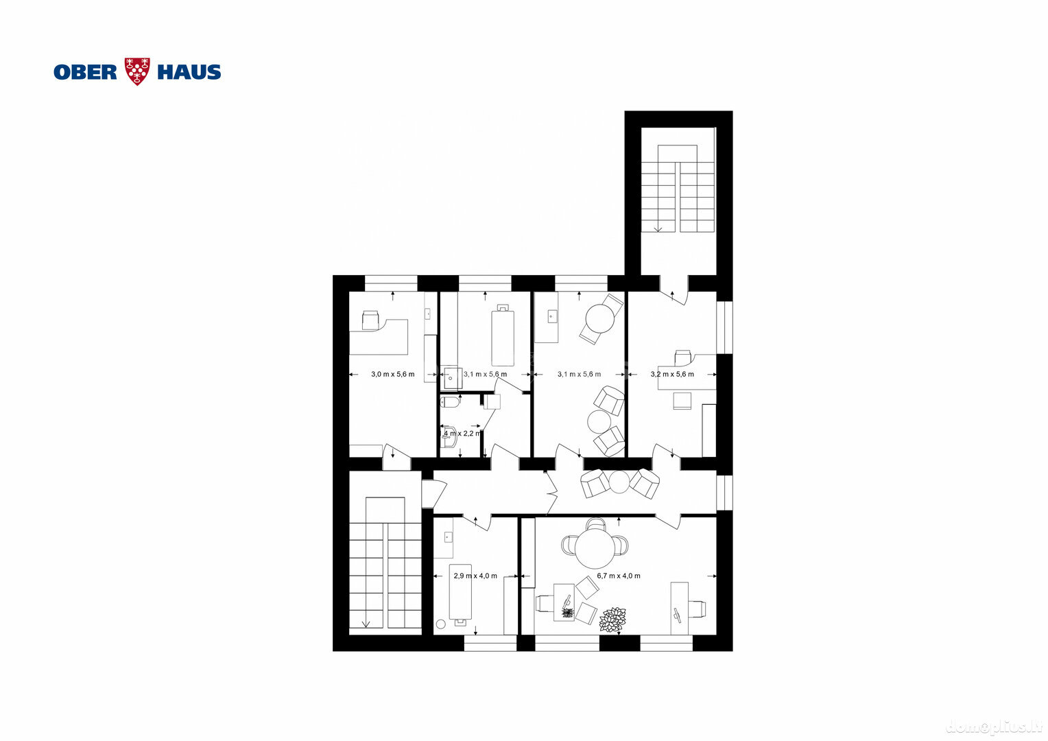 For sale Office premises Raseinių rajono sav., Raseiniuose
