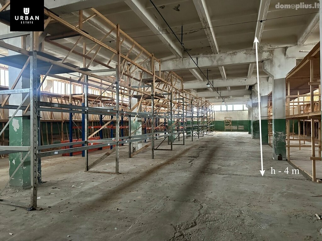 Manufacture and storage / Storage / Other Premises for rent Vilniuje, Naujamiestyje, Vilkpėdės g.