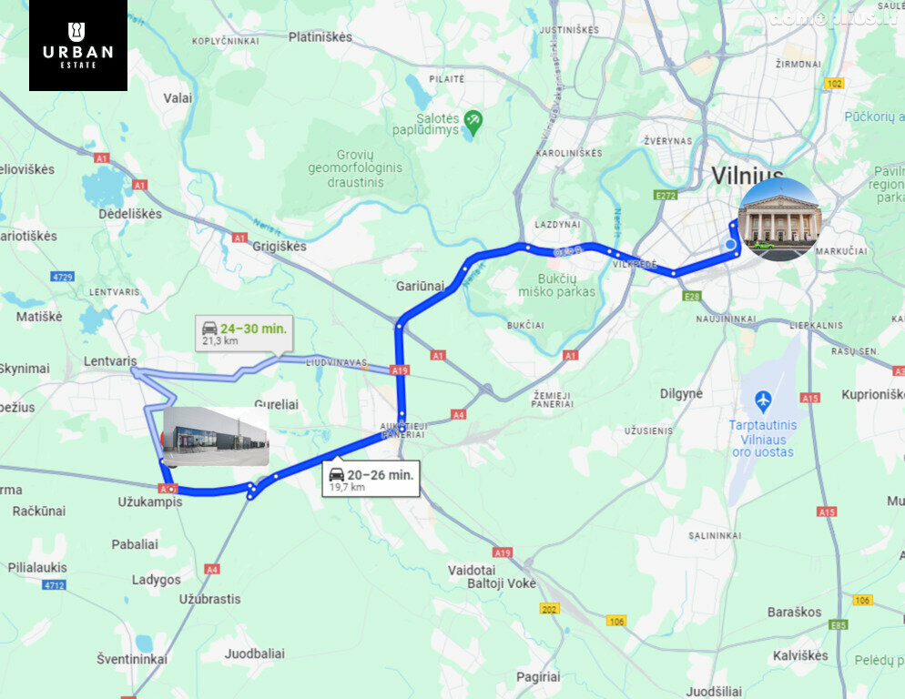 Для бюро / Складскoe / Прочее Помещения в аренду Vilniuje, Trakų Vokė, Jogėliškių g.