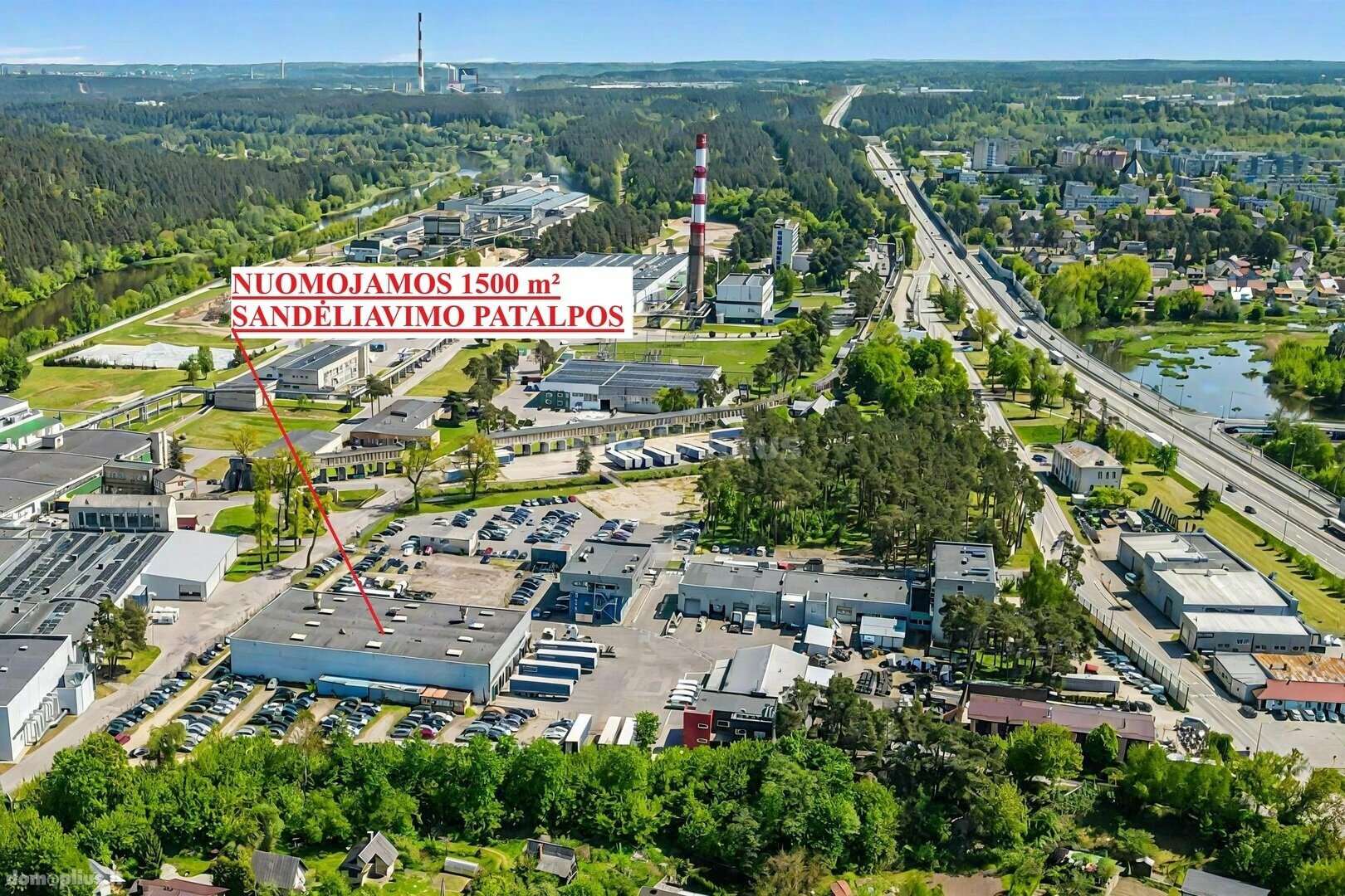 Manufacture and storage Premises for rent Vilniuje, Grigiškėse, Vilniaus g.