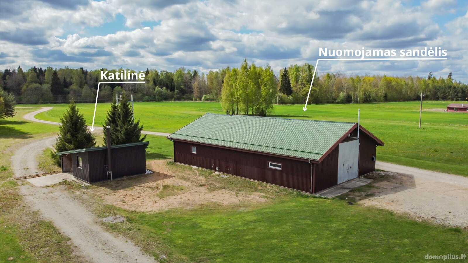 Sandėliavimo / Prekybos ir paslaugų / Gamybos ir sandėliavimo Patalpų nuoma Šiaulių rajono sav., Lukšiuose, Bokšto g.