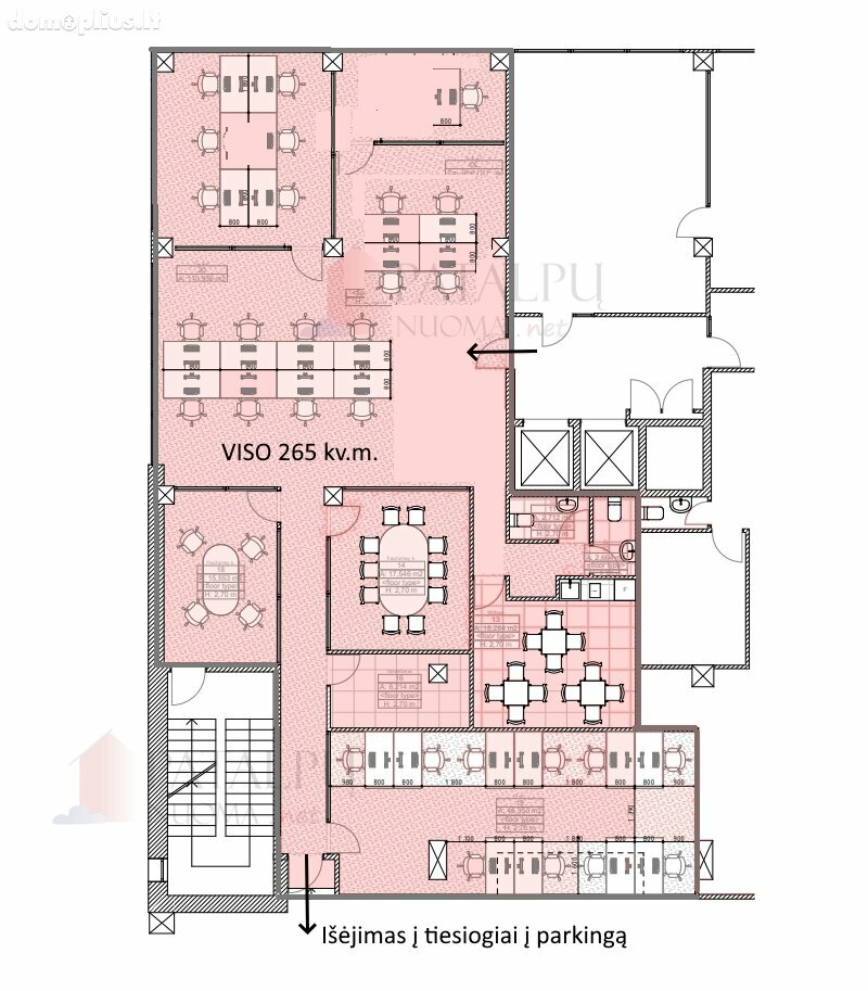 Office Premises for rent Vilniuje, Naujamiestyje, Naugarduko g.