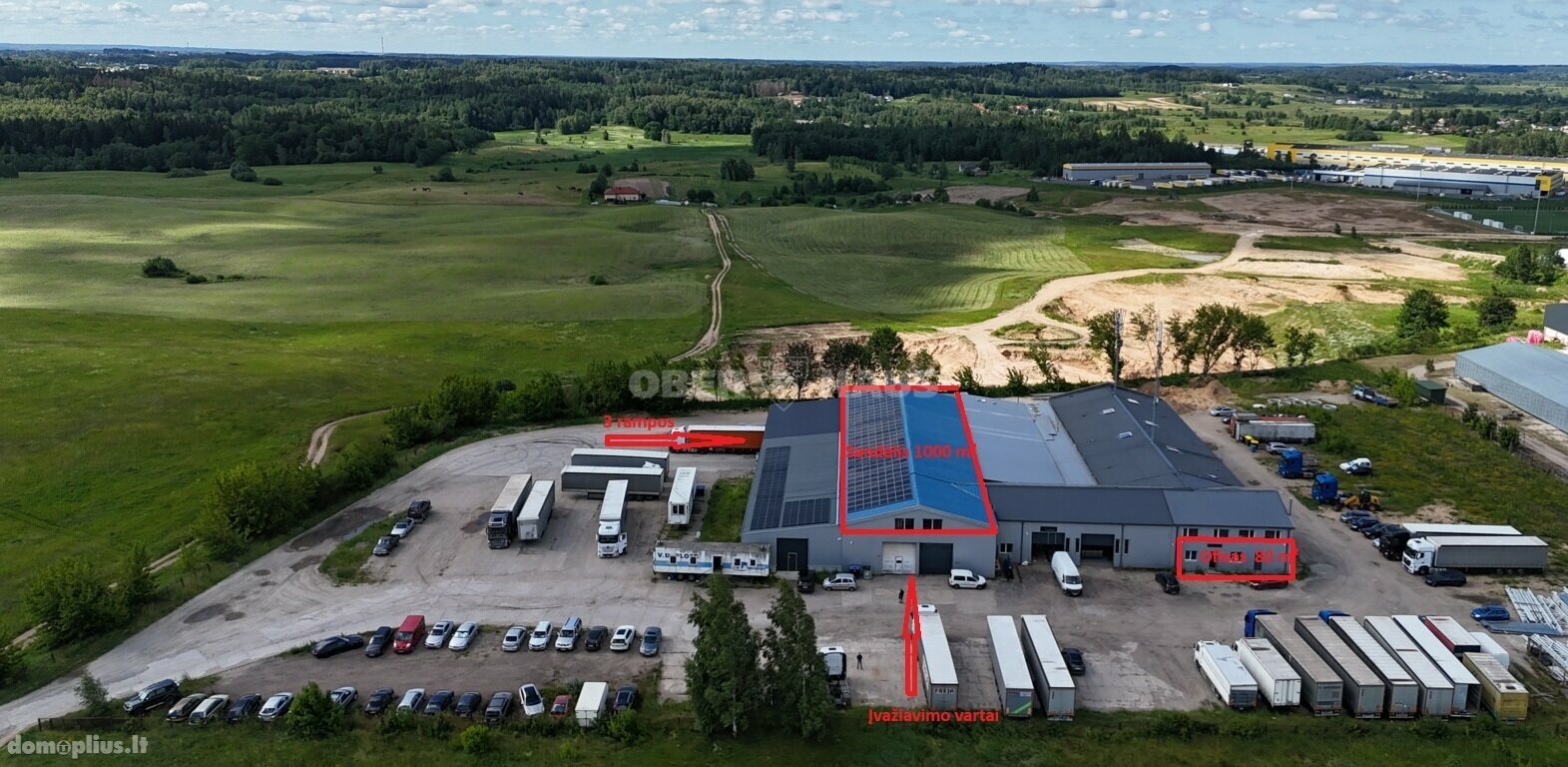 Manufacture and storage Premises for rent Vilniaus rajono sav., Galinėje