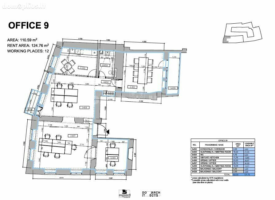Office Premises for rent Vilniuje, Senamiestyje, Dominikonų g.