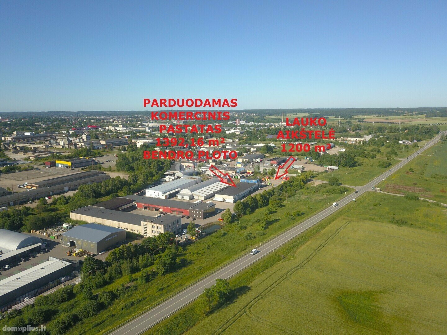 For sale Commercial/service premises Telšių rajono sav., Telšiuose