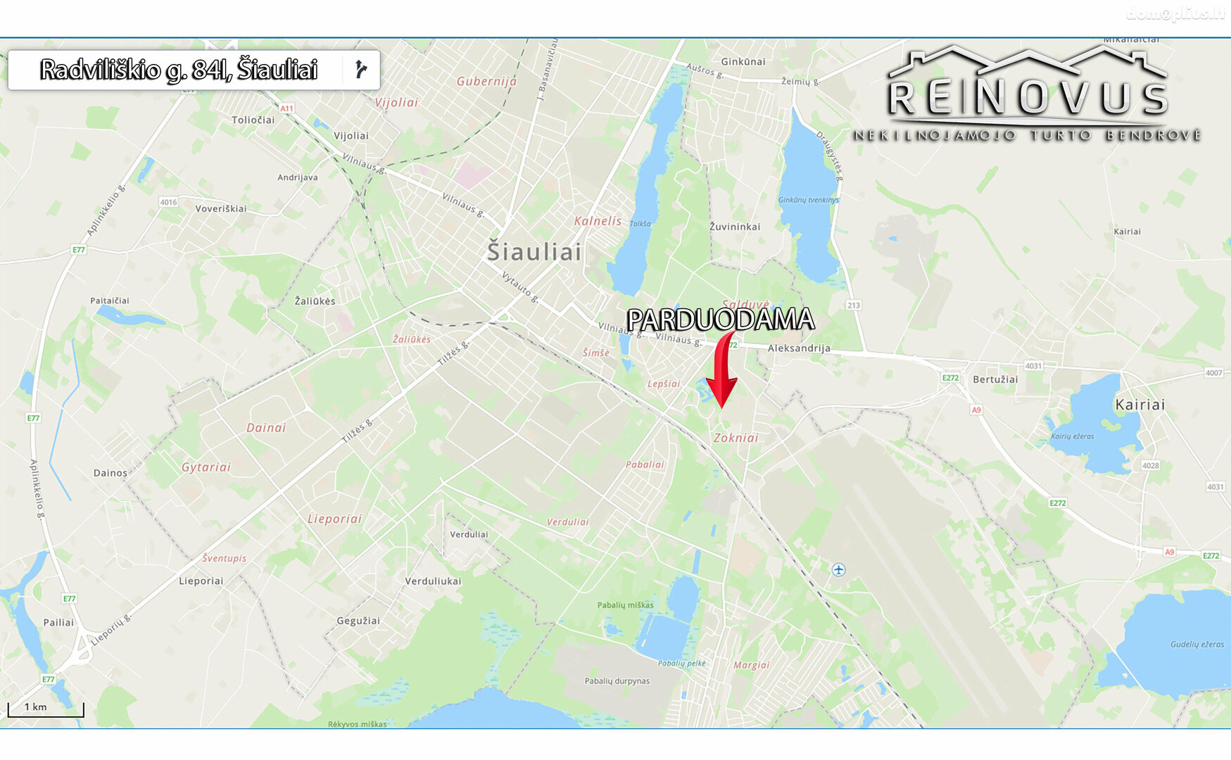 Гараж Šiauliuose, Zokniuose, Radviliškio g.