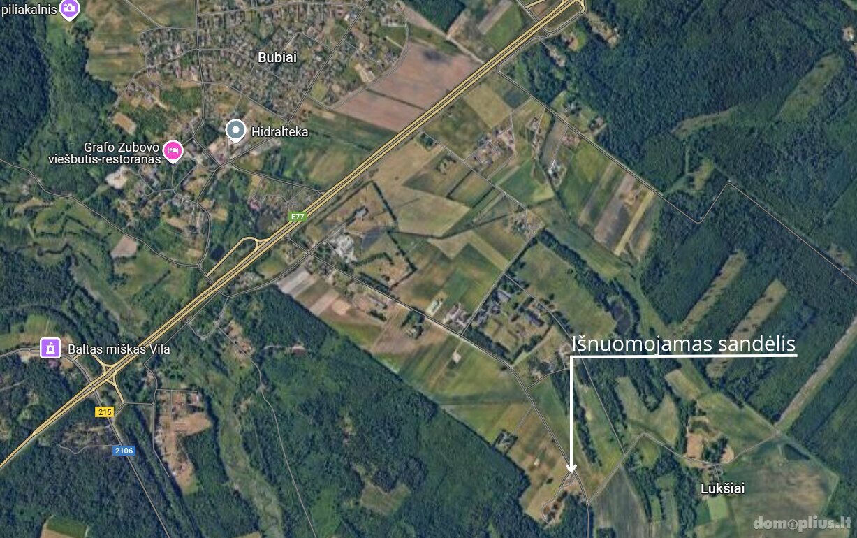 Сдаю гараж Šiaulių rajono sav., Lukšiuose, Bokšto g.