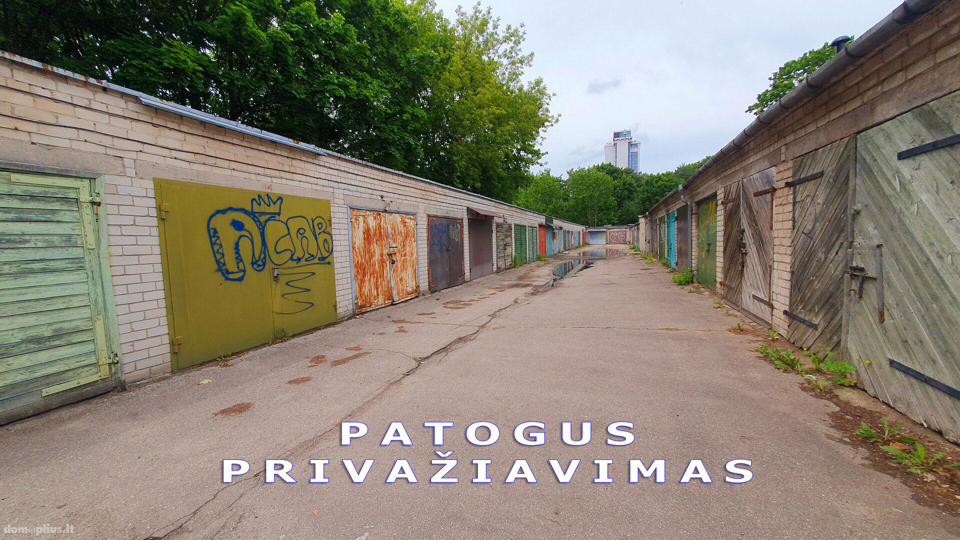 Сдаю гараж Vilniuje, Naujamiestyje, K. Donelaičio g.