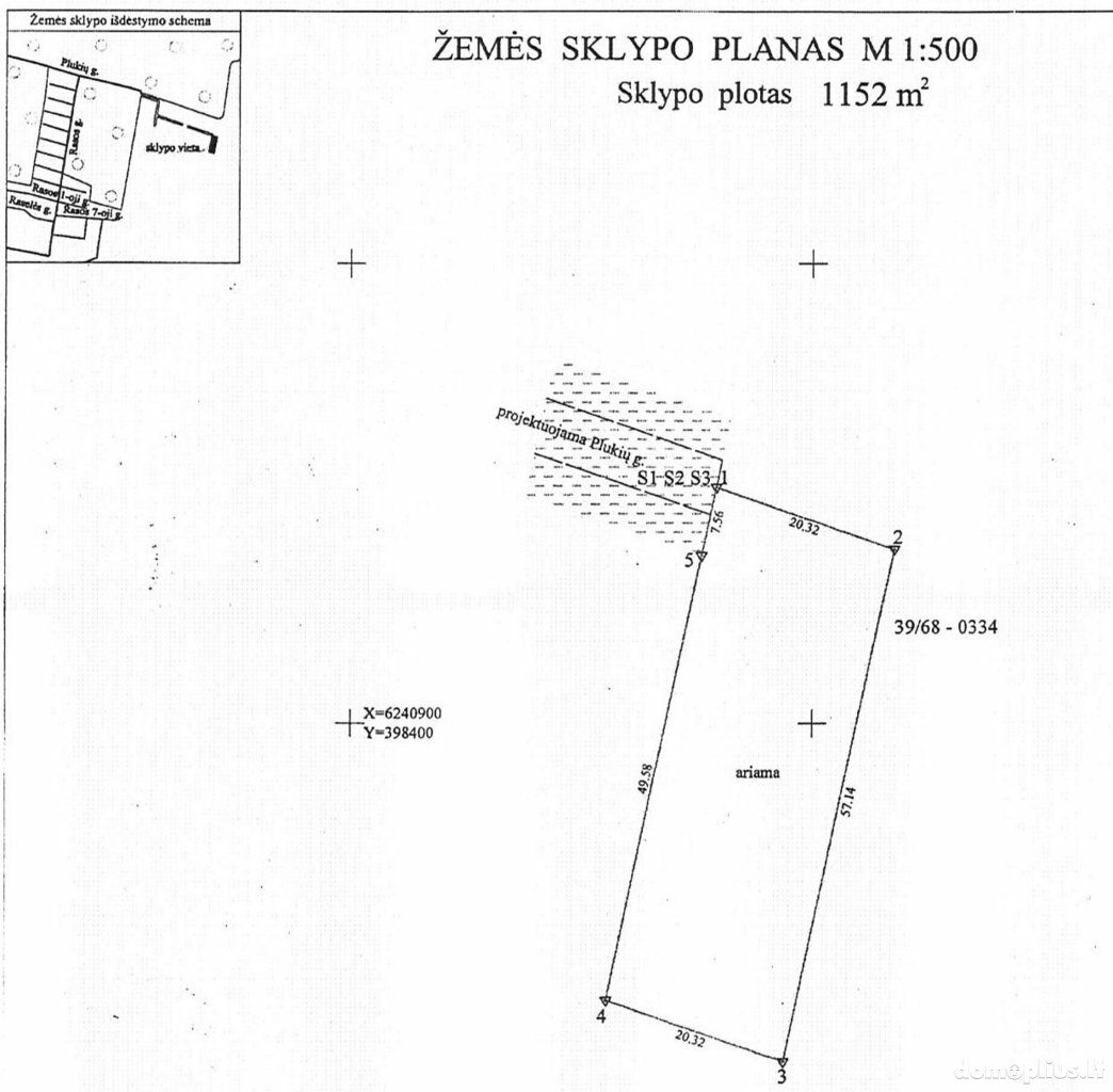 Land for sale Mažeikiuose, Plukių g.