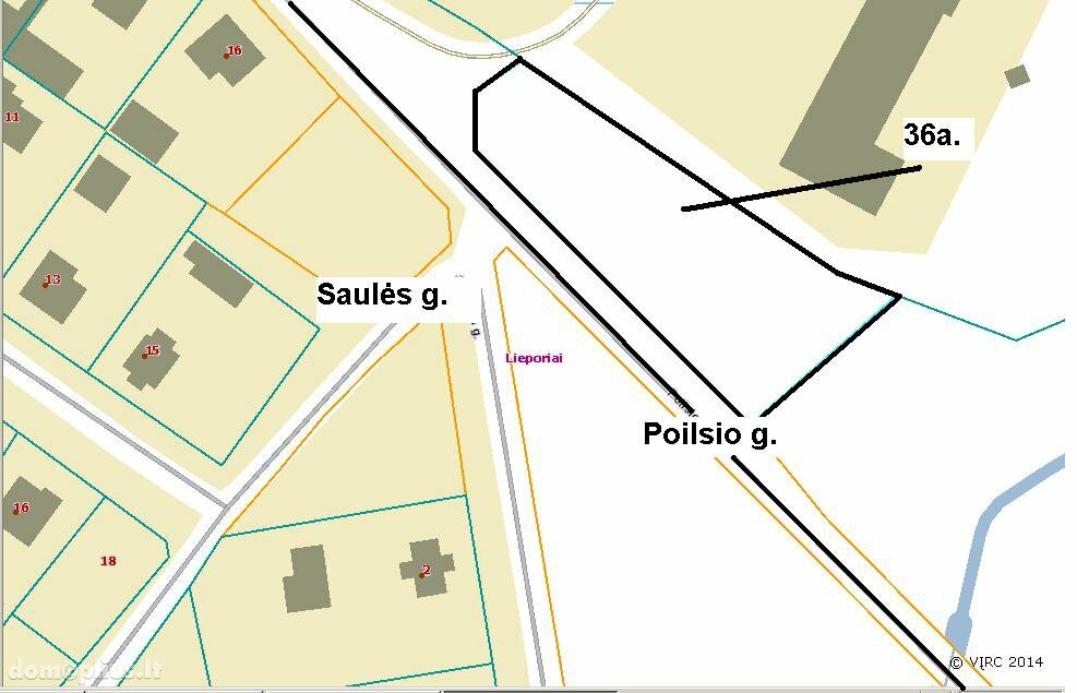 Parduodamas sklypas Šiaulių rajono sav., Aukštelkėje, Poilsio g.