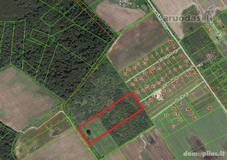 Land for sale Kauno rajono sav., Kampiškiuose