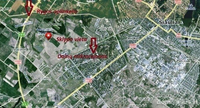 Land for sale Šiaulių rajono sav., Paitaičiuose, Ūmėdžių g.