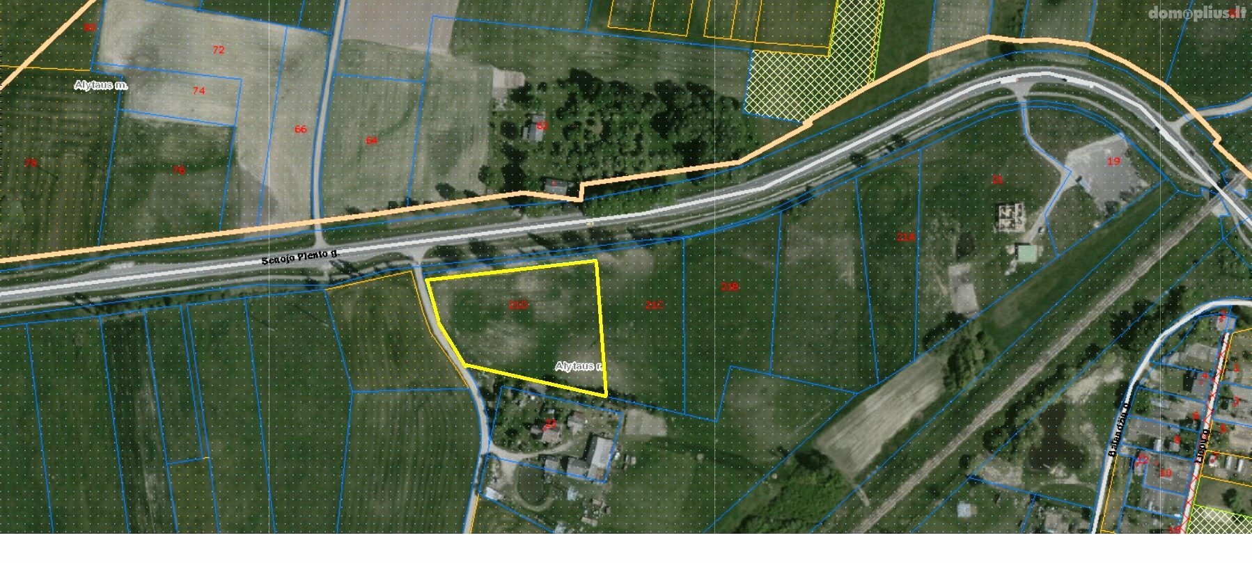 Land for sale Alytaus r. sav., Likiškėliuose, Senojo plento g.